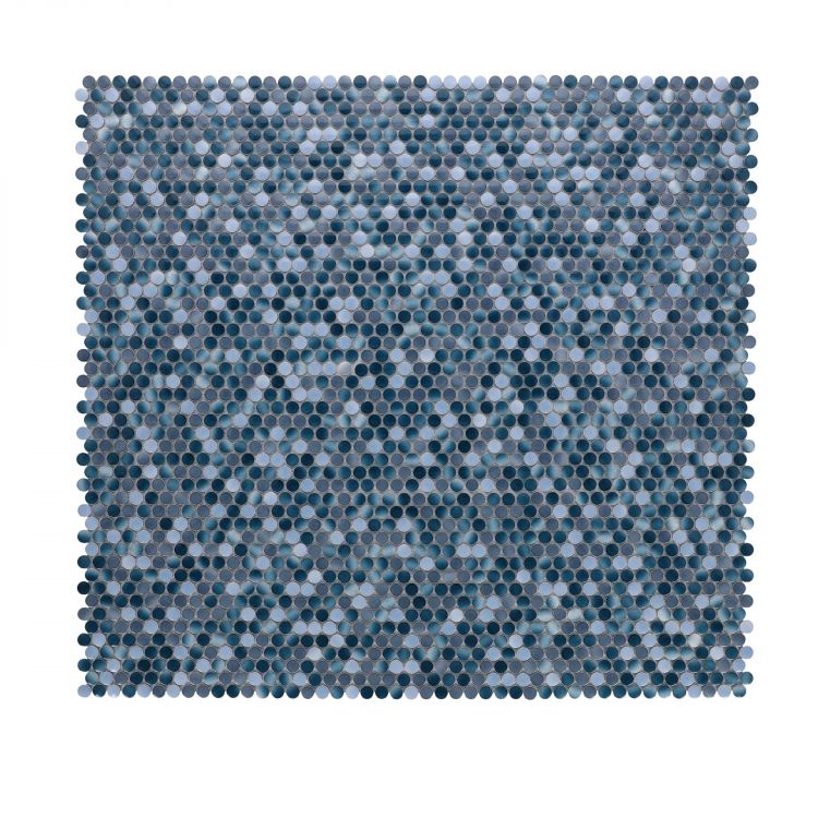 Penny Round Gradient Blue 11.5 x 12.25